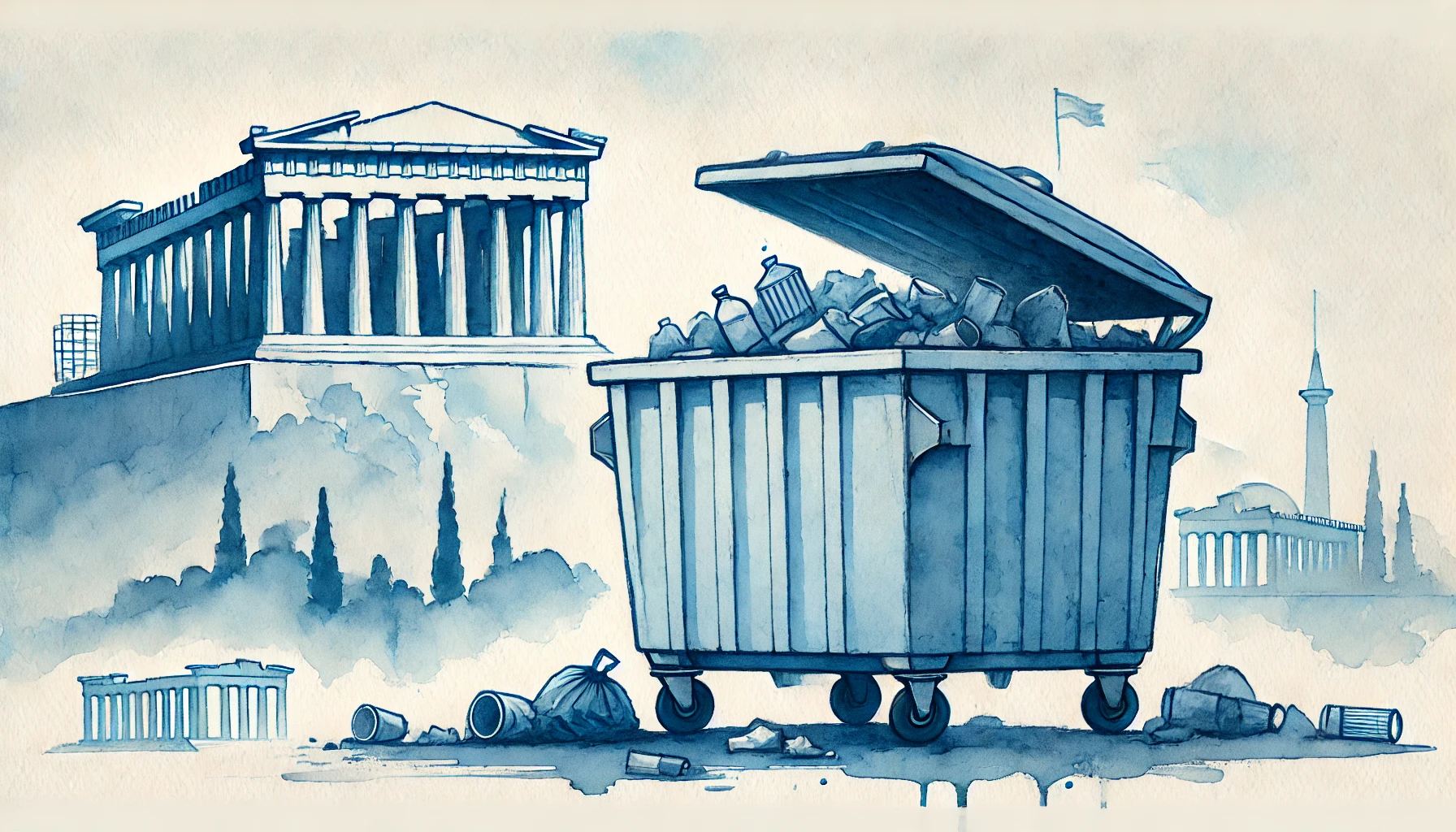 waste transport in Greece